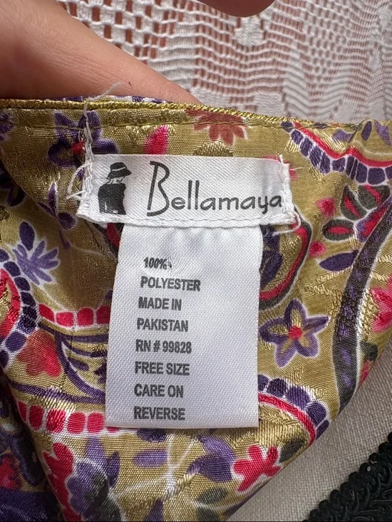 Bellamaya Paisley Caftan Dress | Boho Lounge - Picture 11 of 11